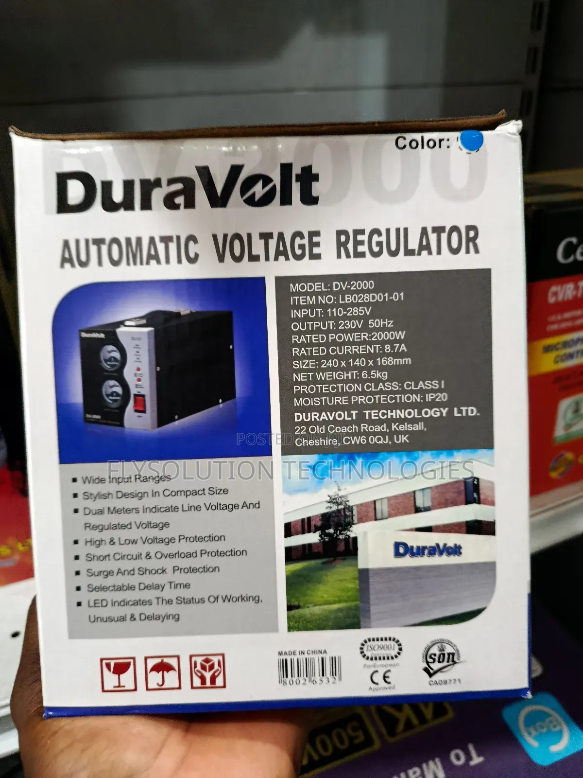 Duravolt Dv-2000 Automatic Voltage Regulator