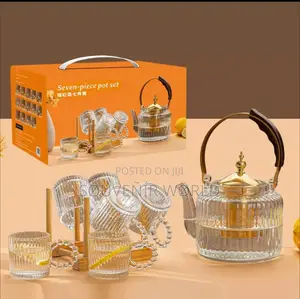 1000ml Glass Tea Pot With Tea Cup