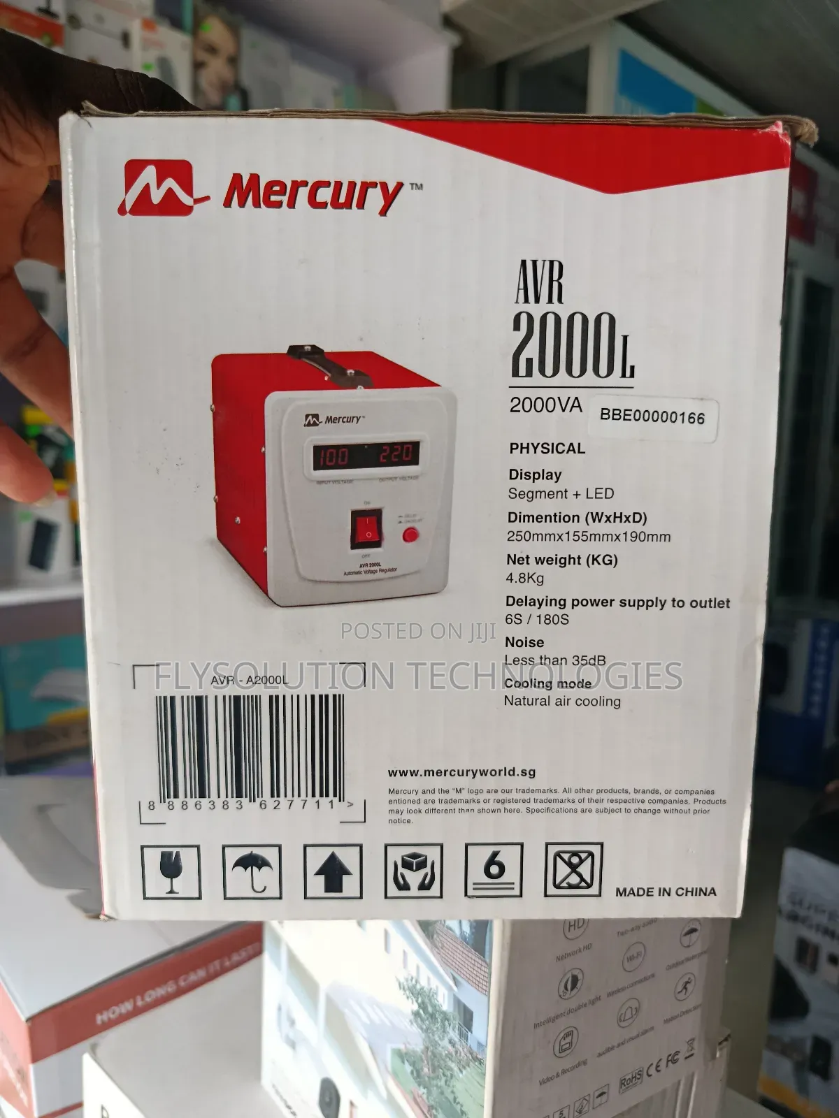 Mercury 2000va Automatic Voltage Regulator (Avr) Stabilizer
