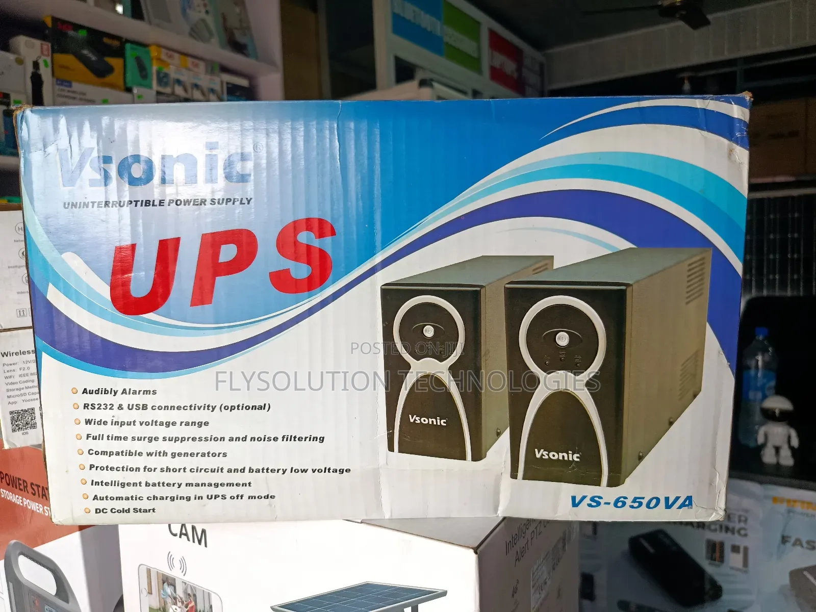 Vsonic vs-650va Uninterruptible Power Supply (Ups)