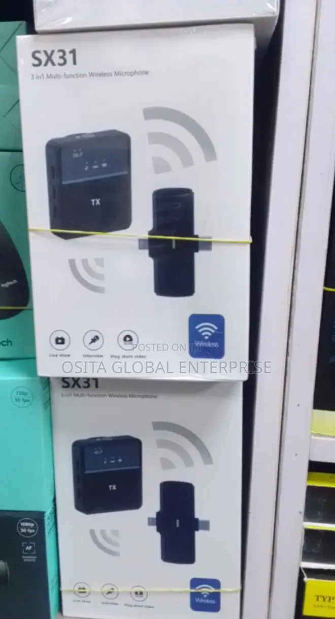 Sx31 Wireless Dual Microphone for iPhone Type C Devices