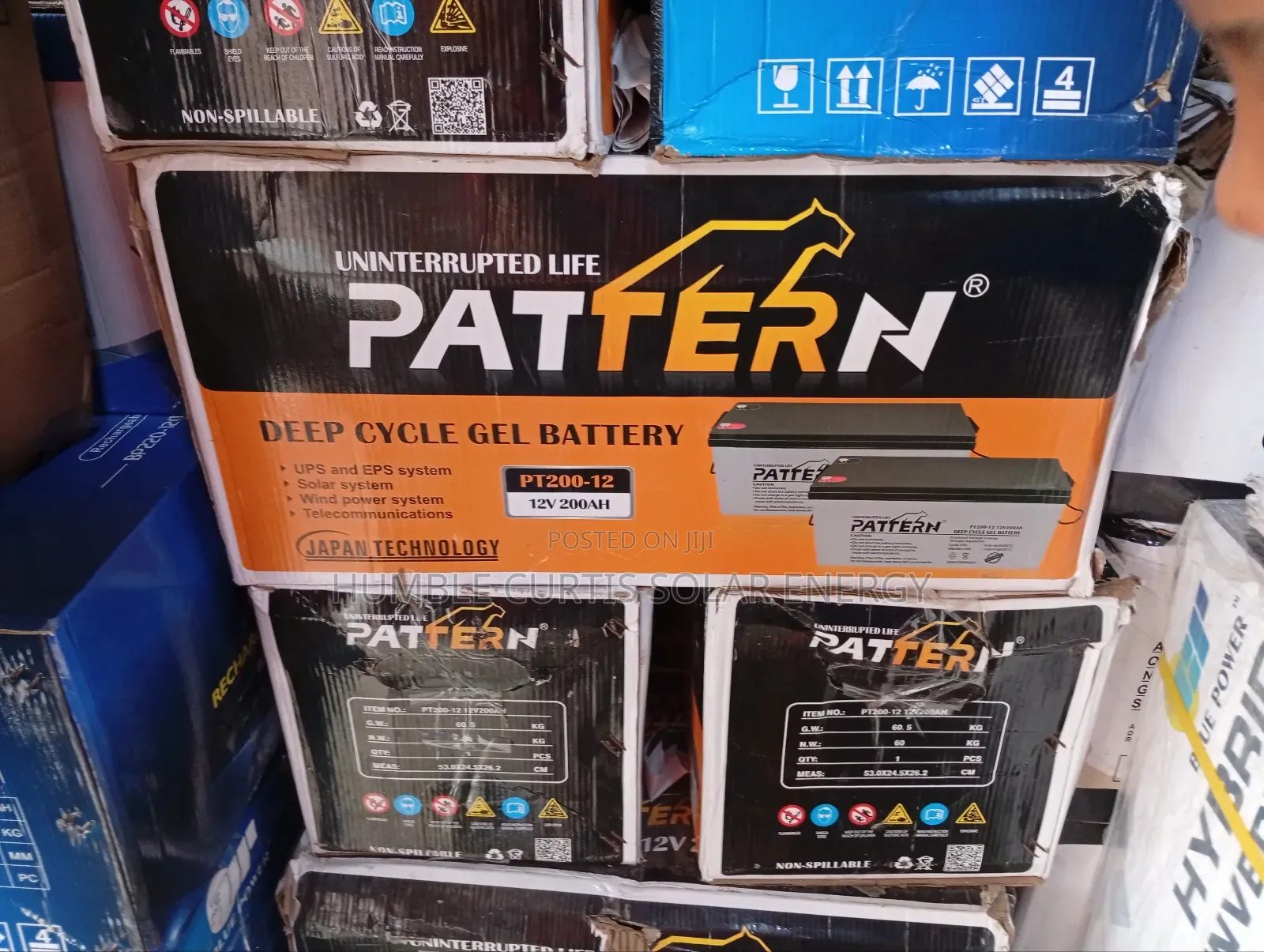 Pattern Solar Battery