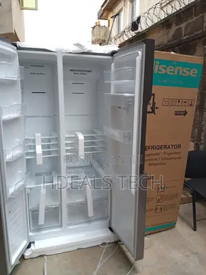 Hisense Rc-67ws Side-by-Side Fridge - Frost-Free Stylish
