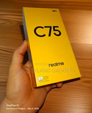 New Realme C75 256 GB Black