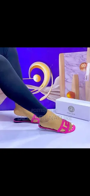 Photo - New in Luxury Versace Crystal Slippers