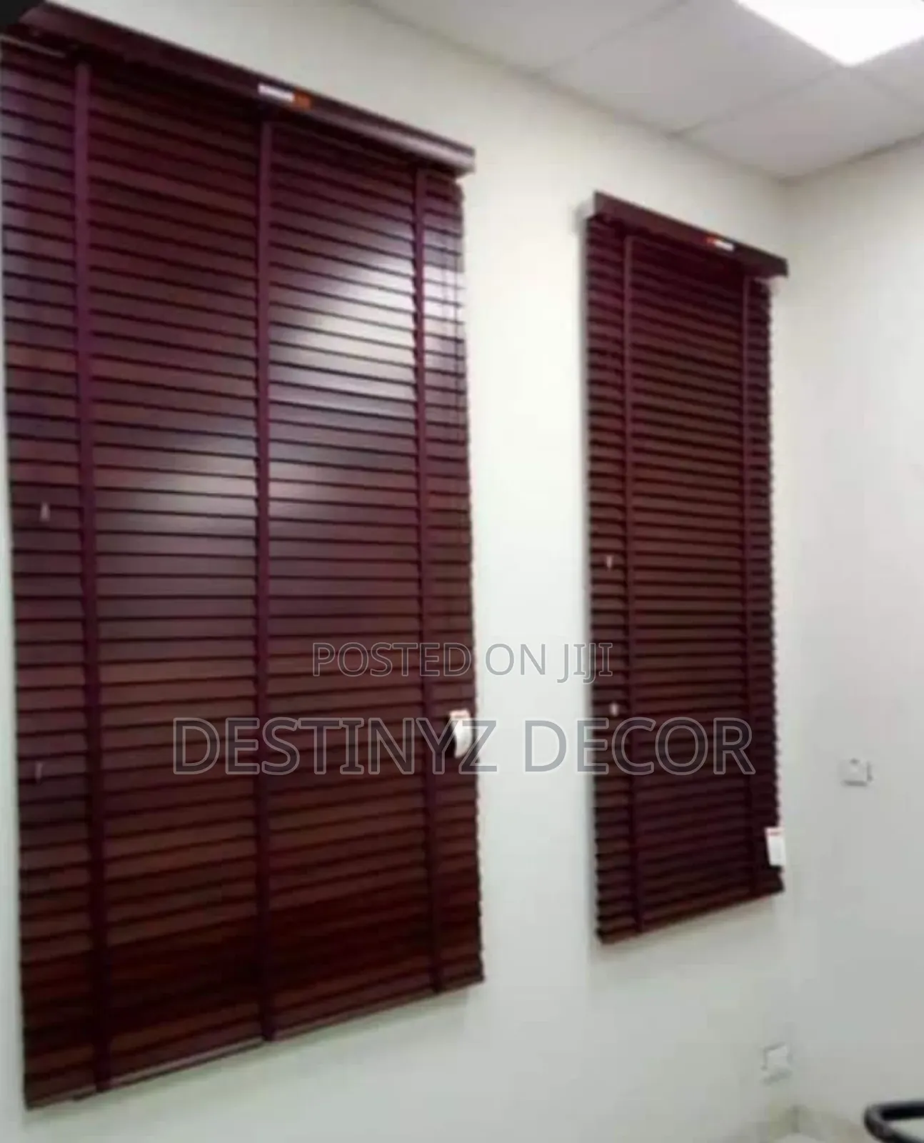 Mahogany Wooden Blinds