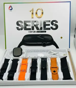 S30 Promax Series 10 Sport Smartwatch, Full Screen 7 Straps