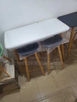 Italian High Table With Two Chairs