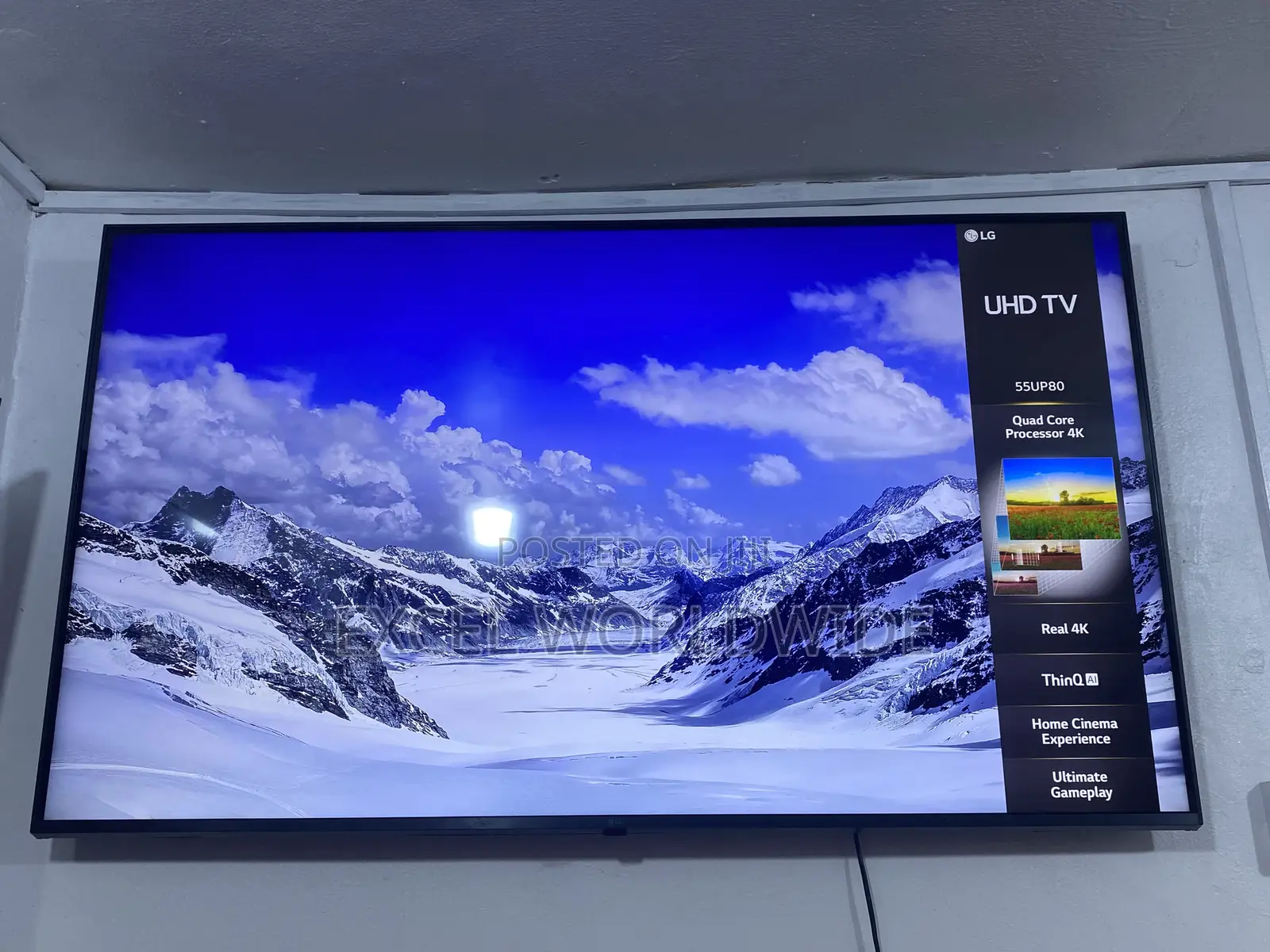 55” Lg Webos Smart Tv With Cord Core Processor