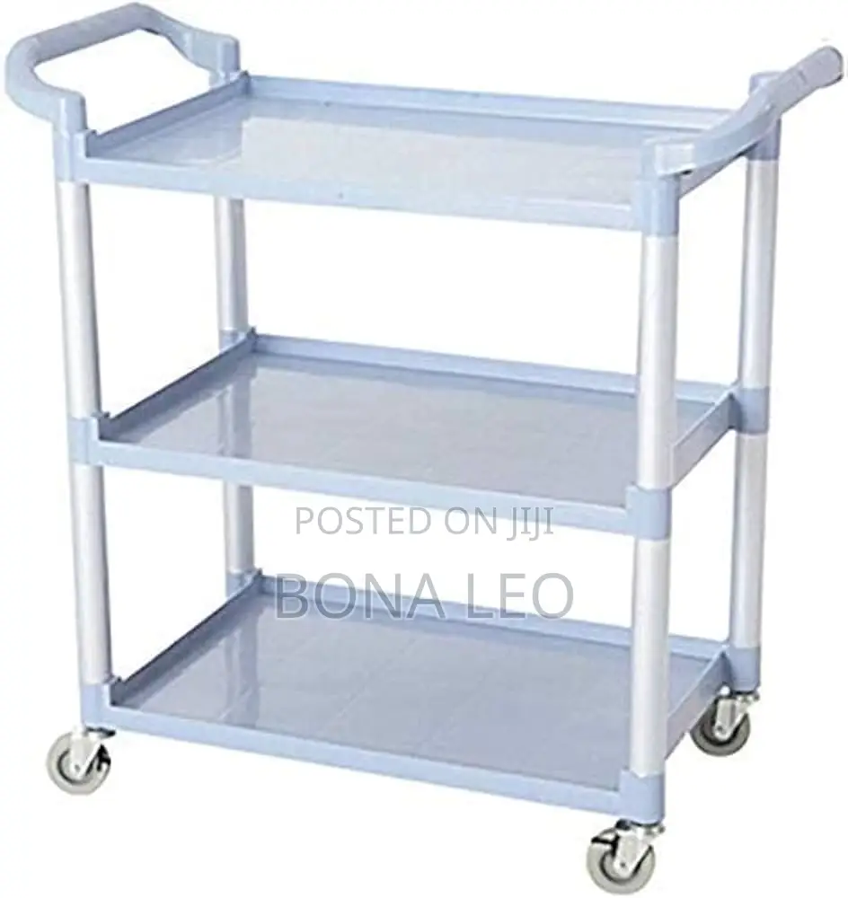 3 Tier Plastic Trolley