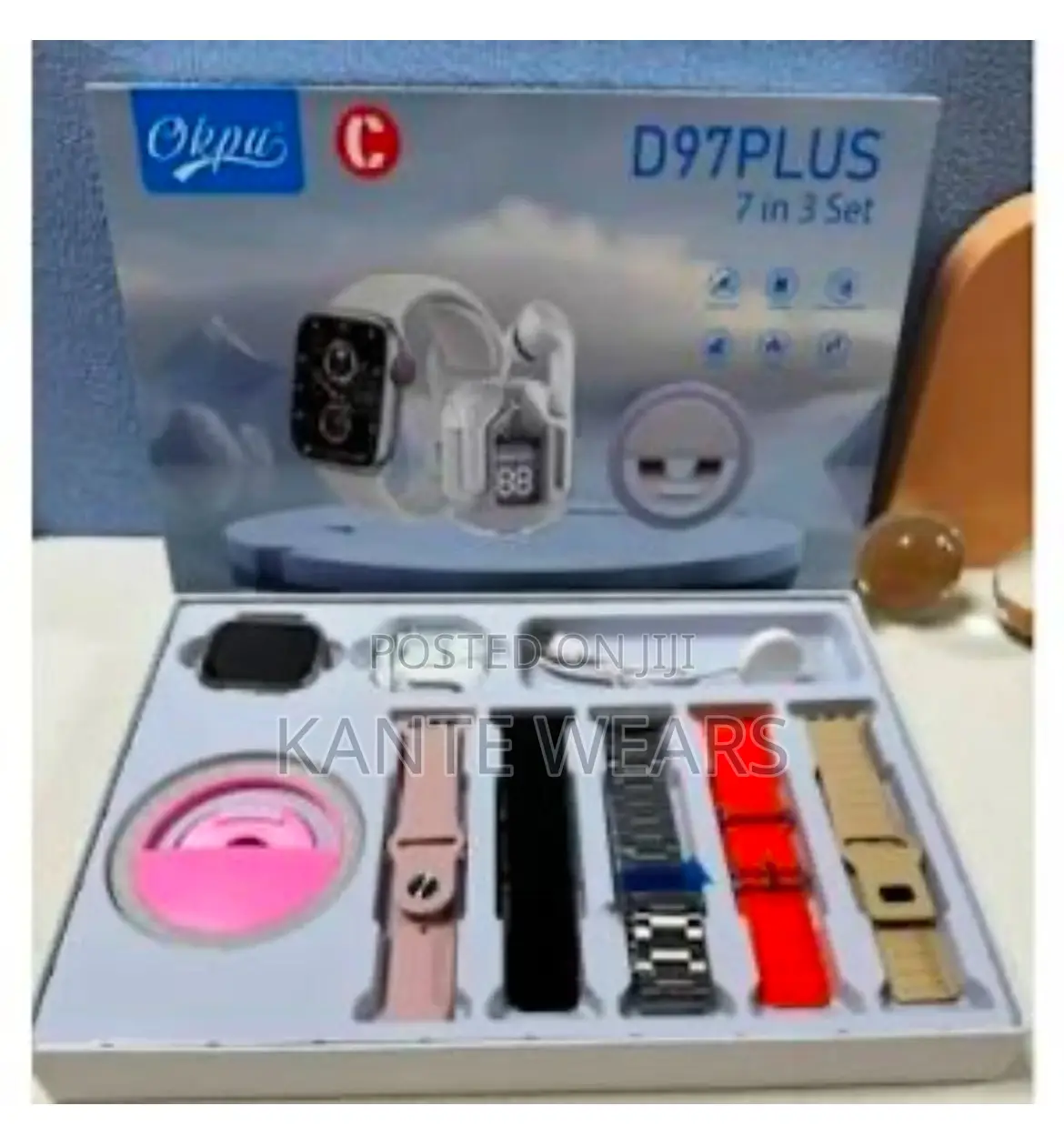 D97 - 7 in 3 Set Smart Watch