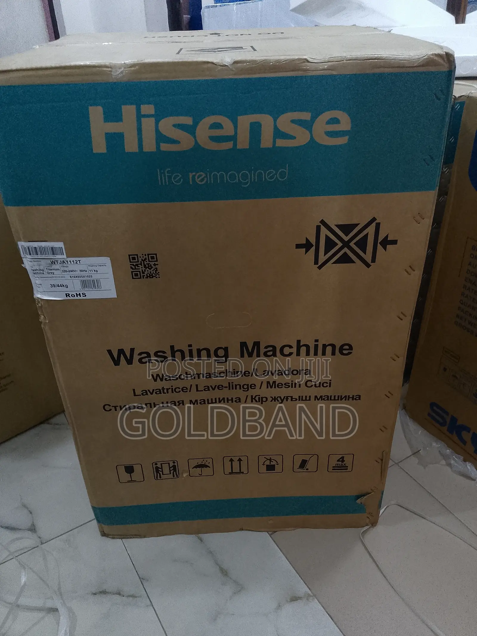 Energy Saving Hisense 11kg Top Load Auto Washing Machine