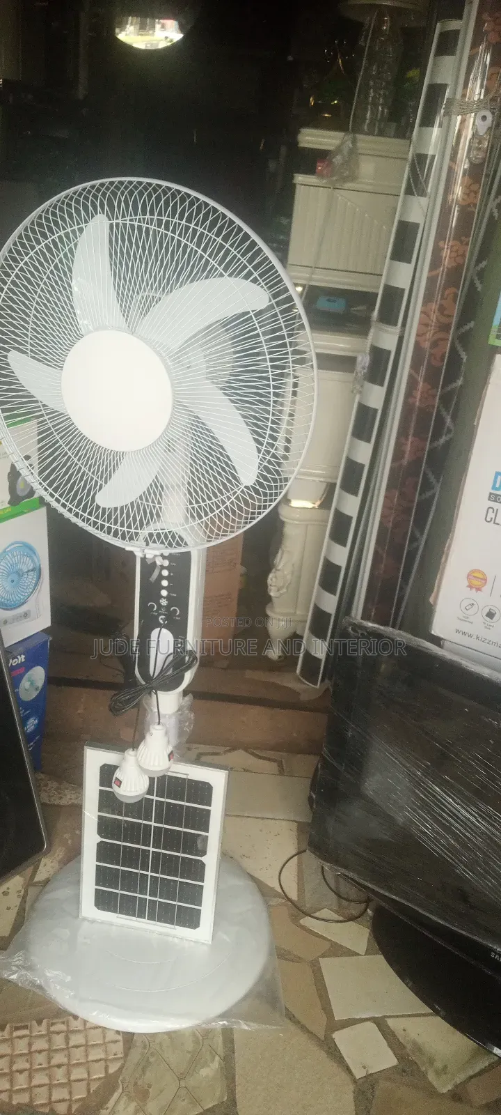 Low Voltage Solar Rechargeable Fan