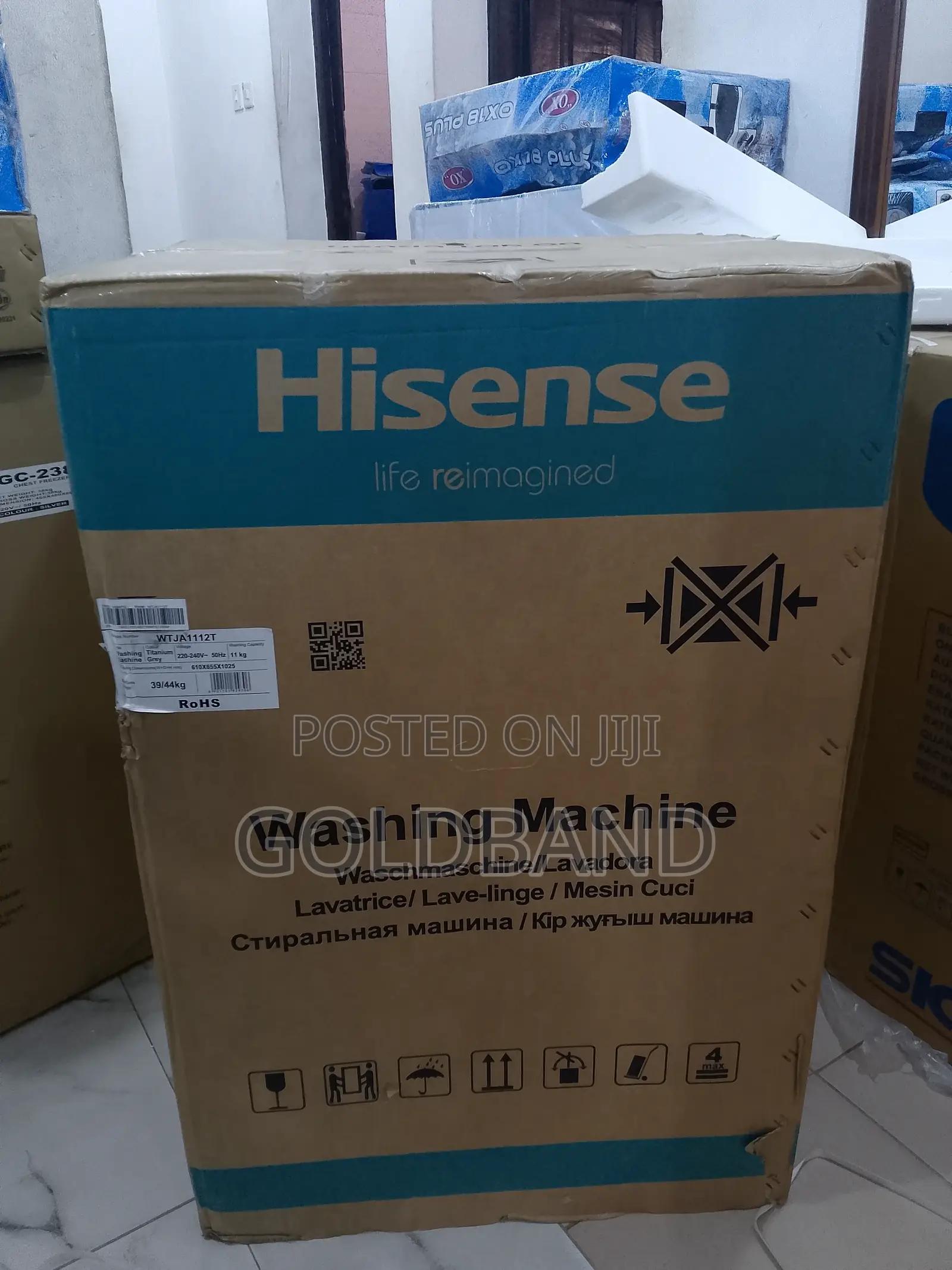 Hisense 11kg Top Load Low-Noise Automatic Washing Machine