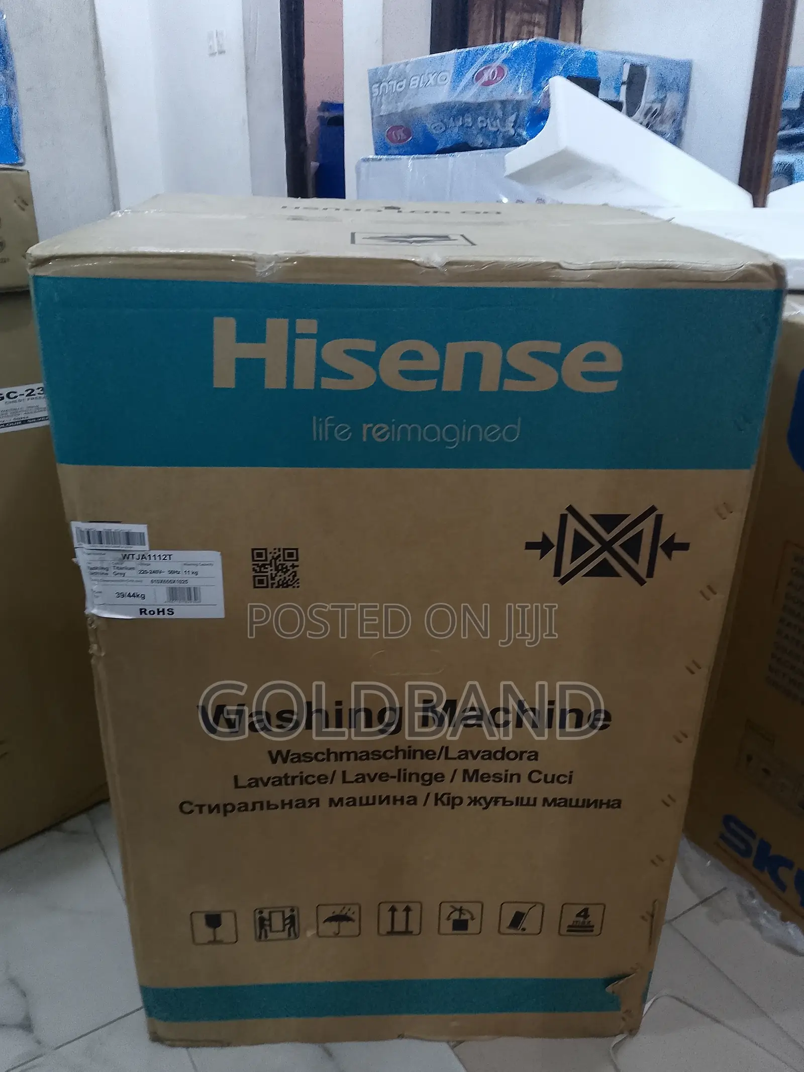 Anti-Rust Hisense 11kg Top Load Automatic Washing Machine