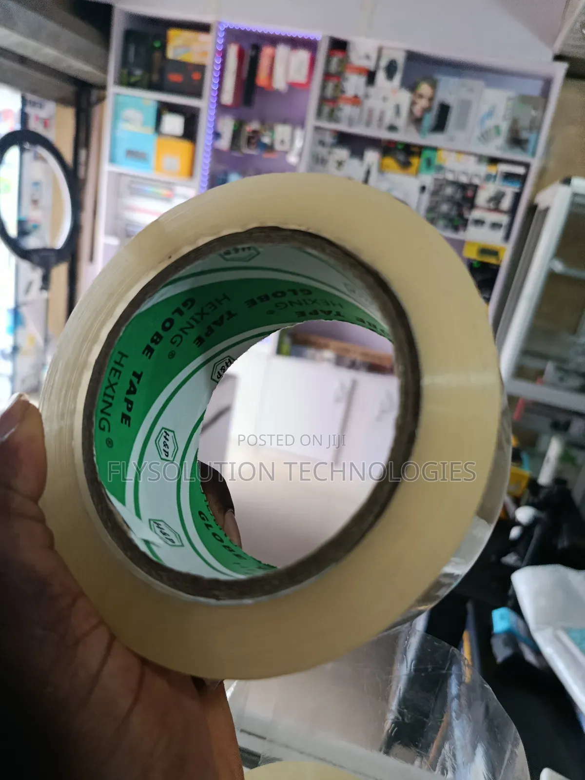Plain Clear Adhesive Sealing Tape Rolls
