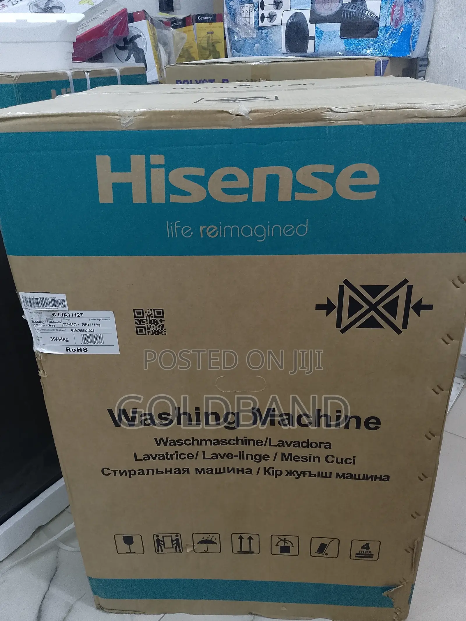 Hisense 11kg Top Load Effortless Automatic Washing Machine