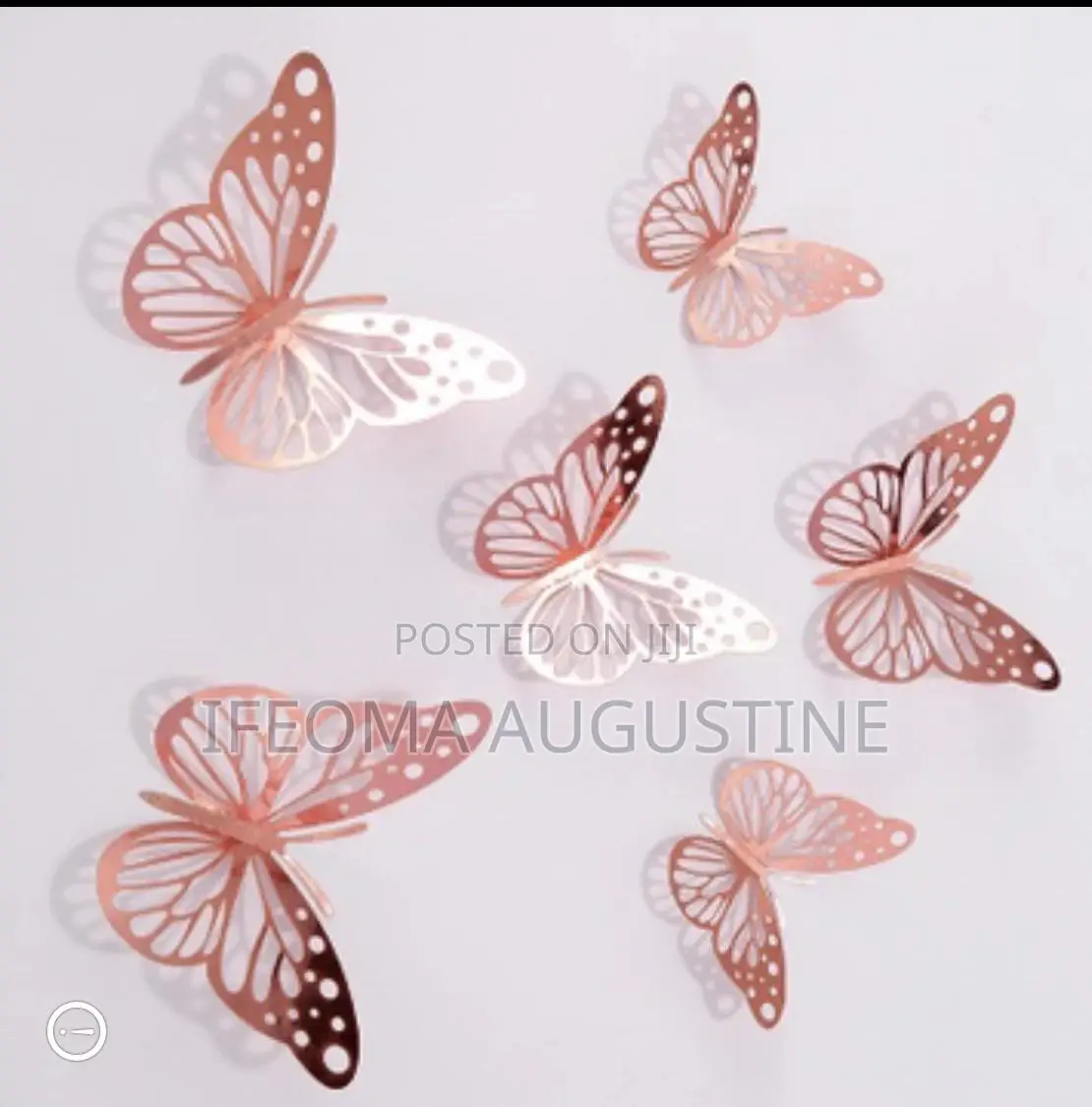 3d Butterfly Stickers