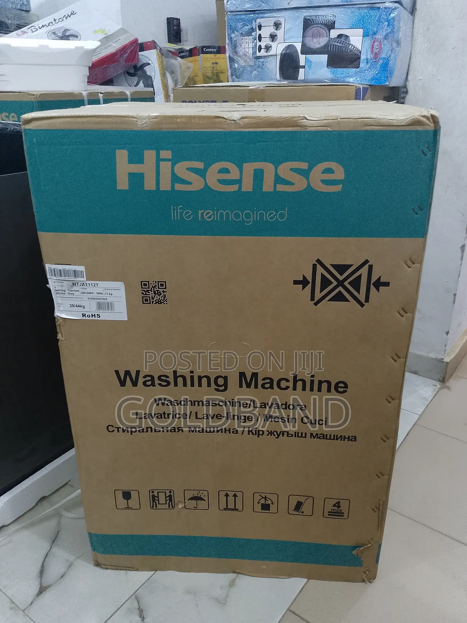 Modern Hisense 11kg Top Load Automatic Washing Machine