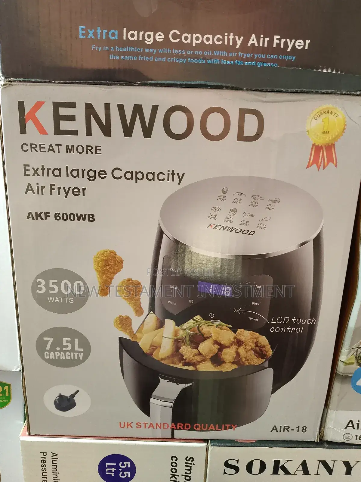 Kenwood 7.5l Air Fryer