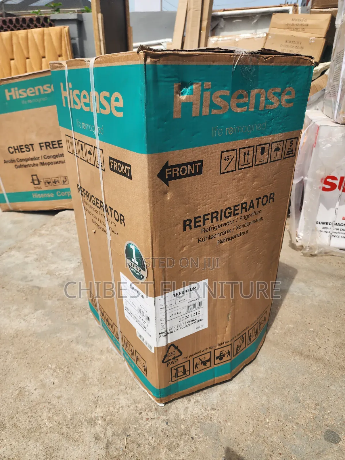 Hisense Brand New Single Door Deep Freezer