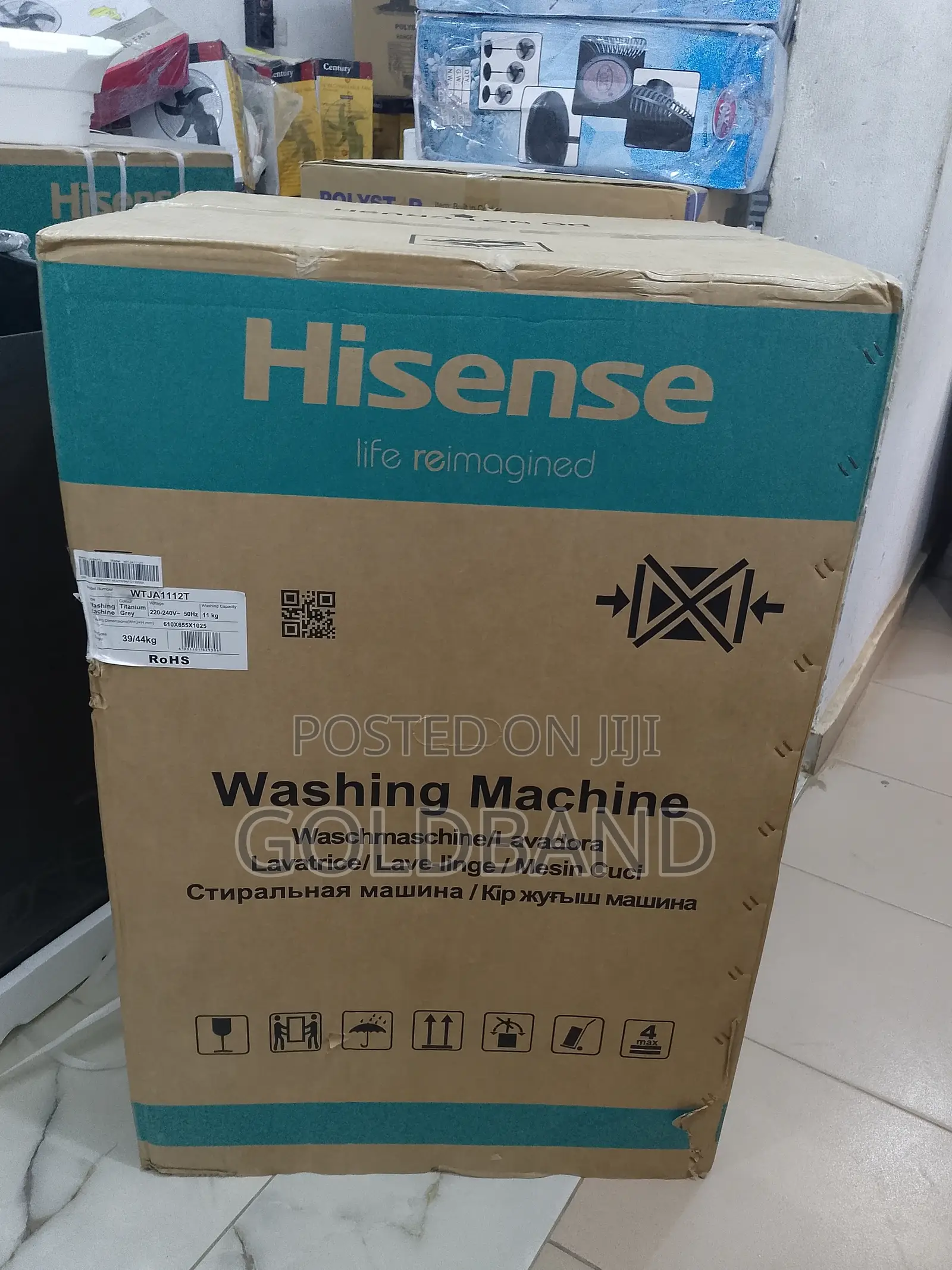 Dependable Hisense 11kg Top Load Automatic Washing Machine