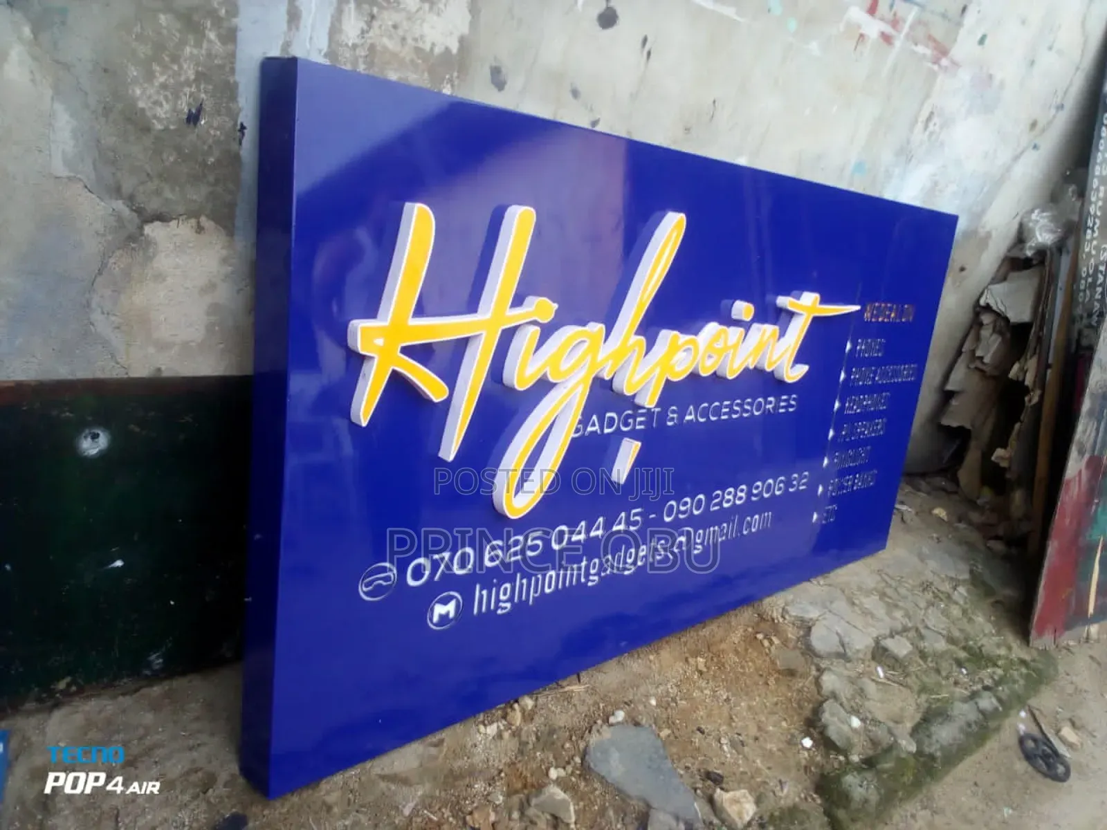 3d Digital Signage With Led Light and Alco Bond Cladding