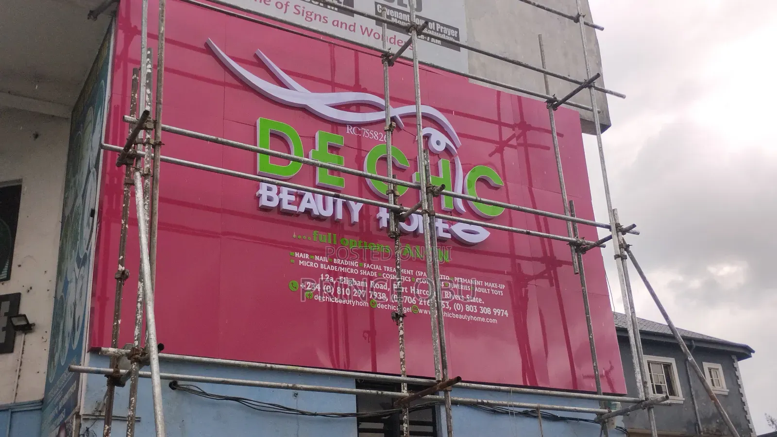 3d Digital Signage With Led Light and Alco Bond Cladding