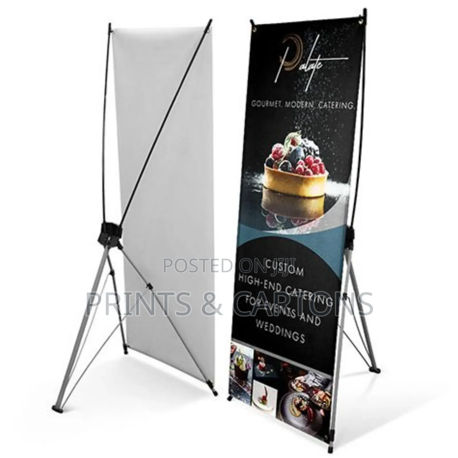X-Stand Banners Branding for Restaurants. #$