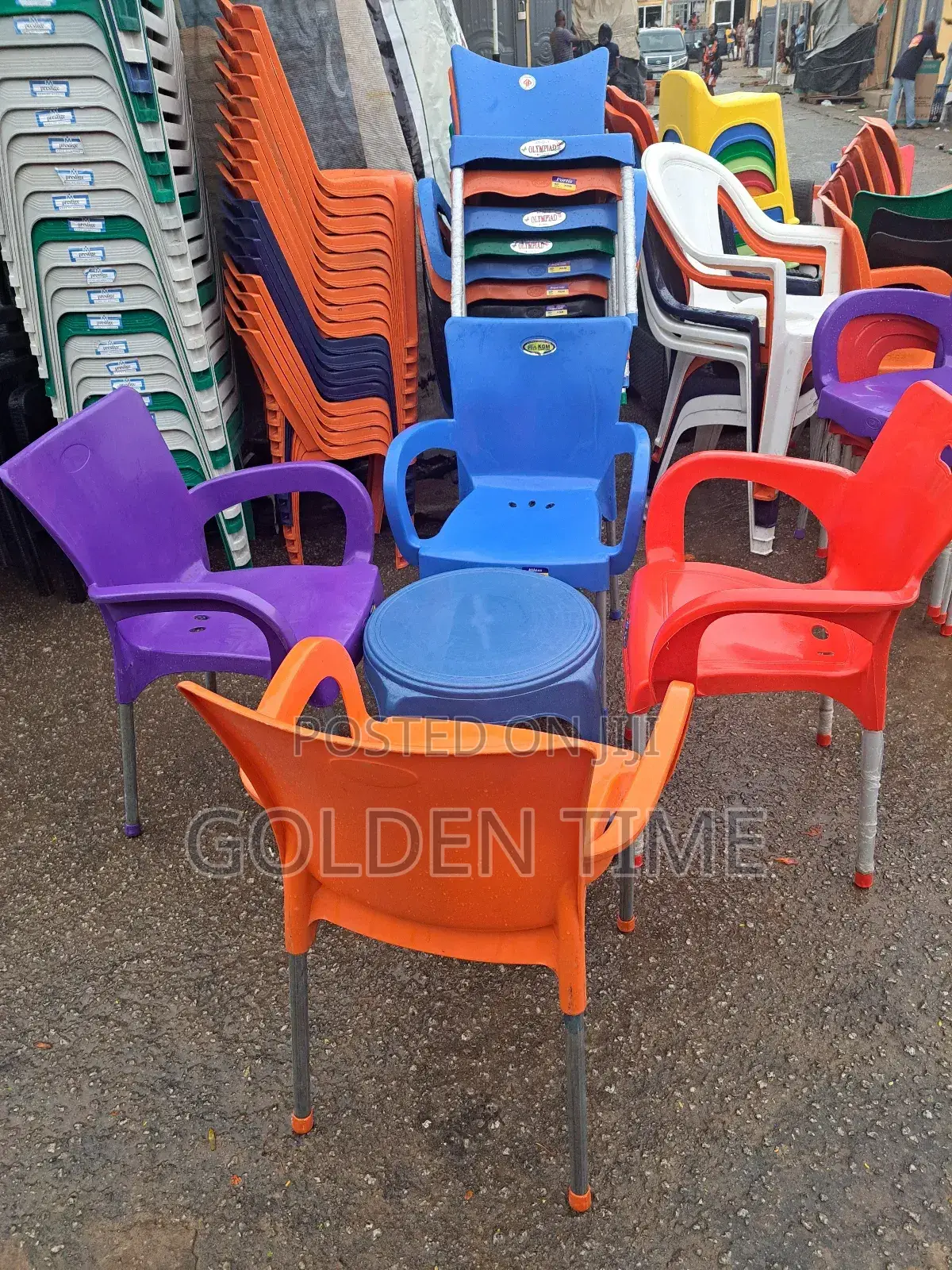 Plastic Table and Chairs