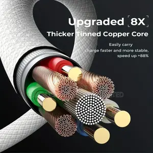 60w Type-C Woven Charge Cable Usb C to Usb C