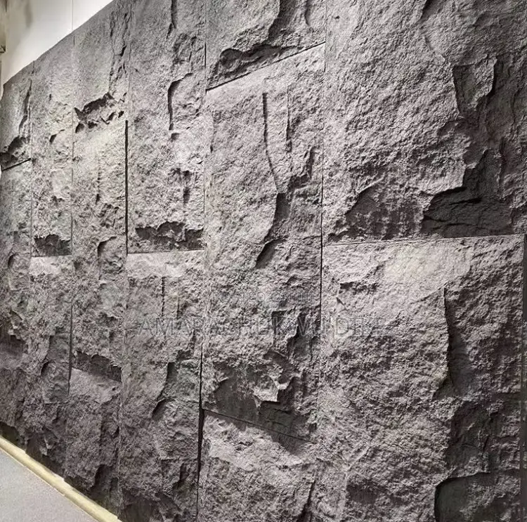 Interior Design Pu Rock Stone Wall Panel Boards
