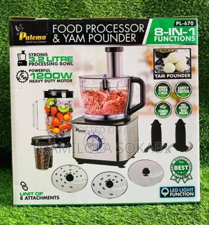 8 in 1 Food Processor and Yam Pounder