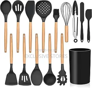 Silicone Spoon With Spoon Rest