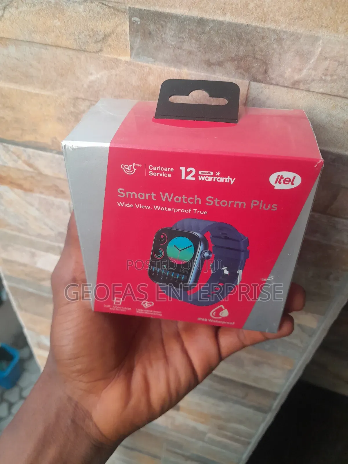 Itel Wide View Waterproof Smart Watch Storm Plus