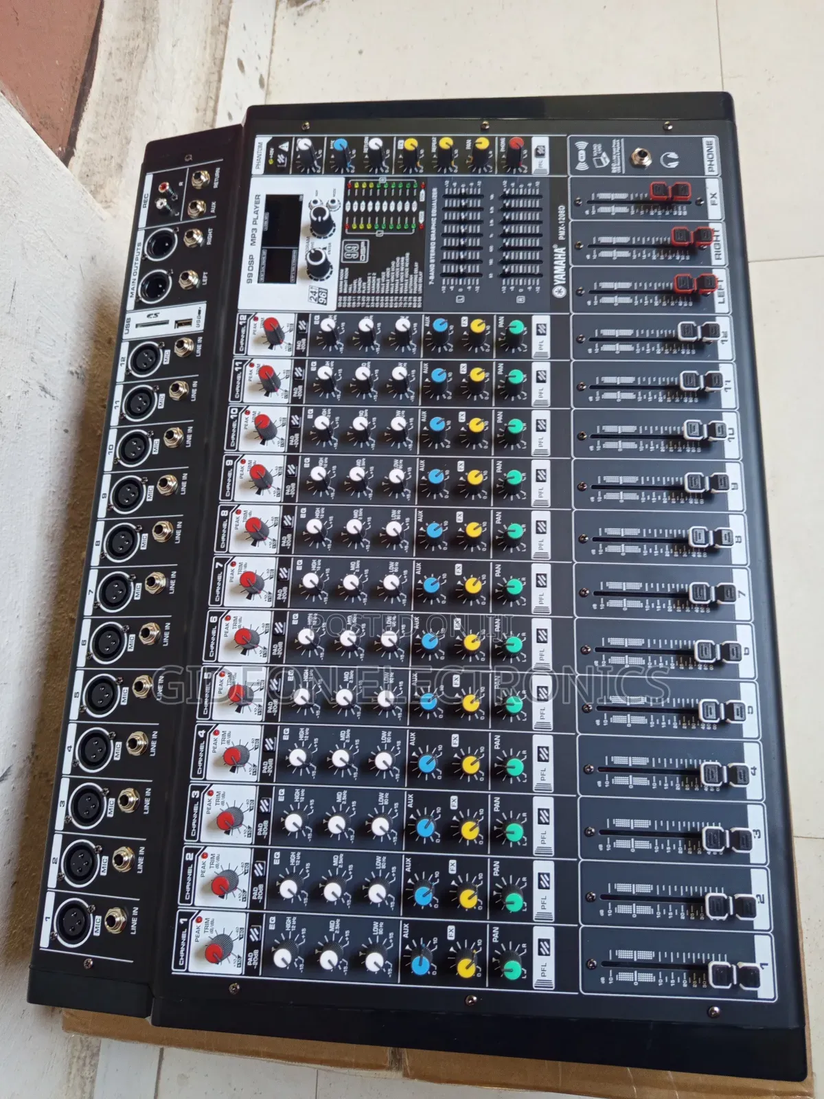 12channels Powered Mixer Amplifier