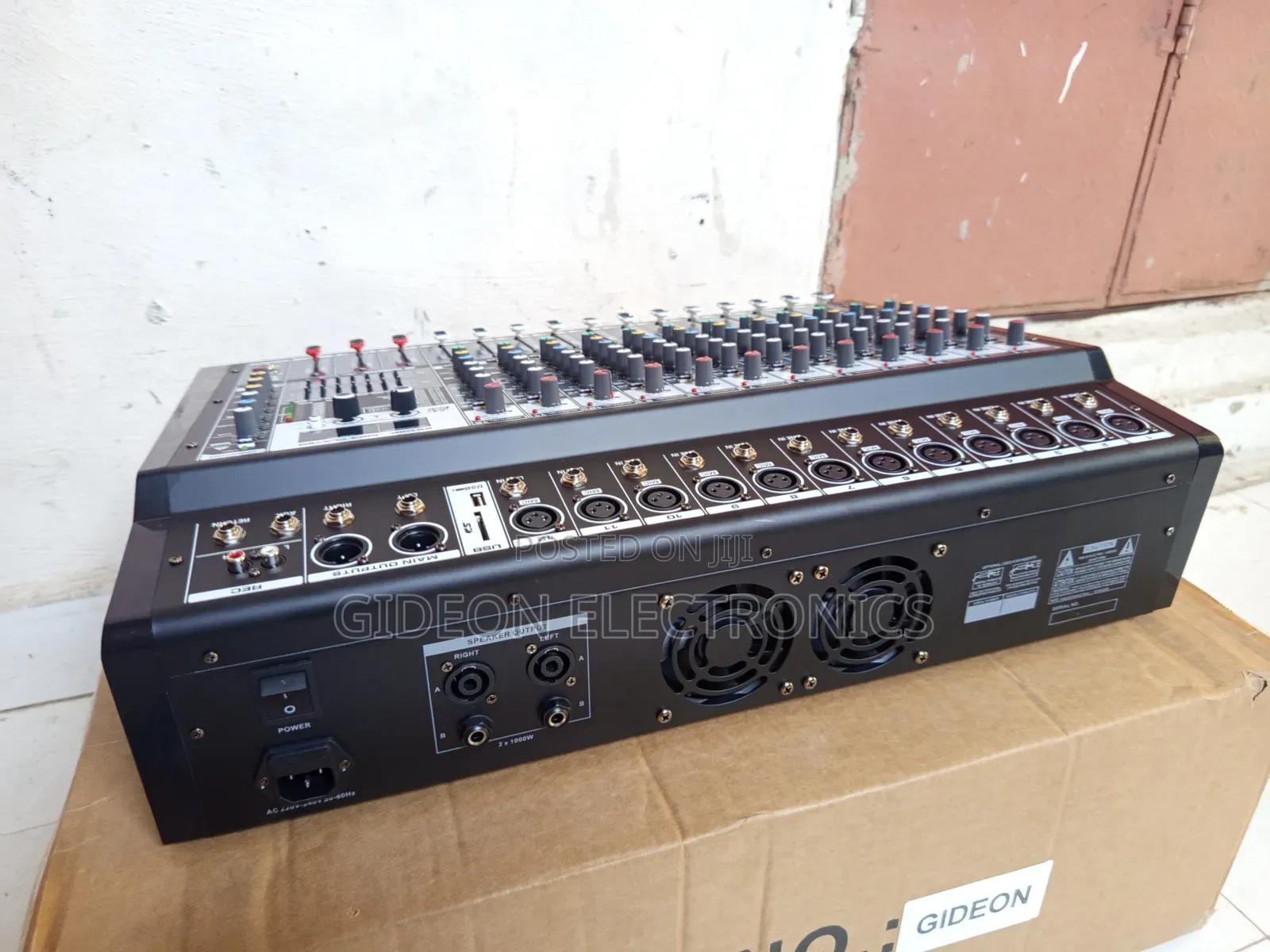 12channels Powered Mixer Amplifier