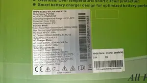 Must 10kva 48v Hybrid Inverter With High v MPPT Controller