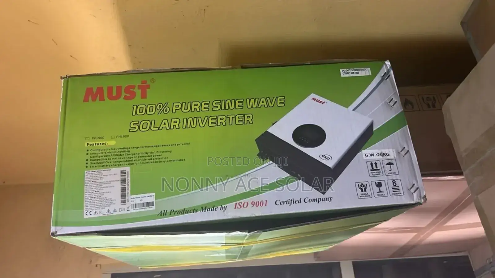 Must 10kva 48v Hybrid Inverter With High v MPPT Controller