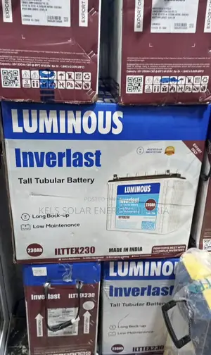 Luminous Inverlast 230ah Tubular Battery