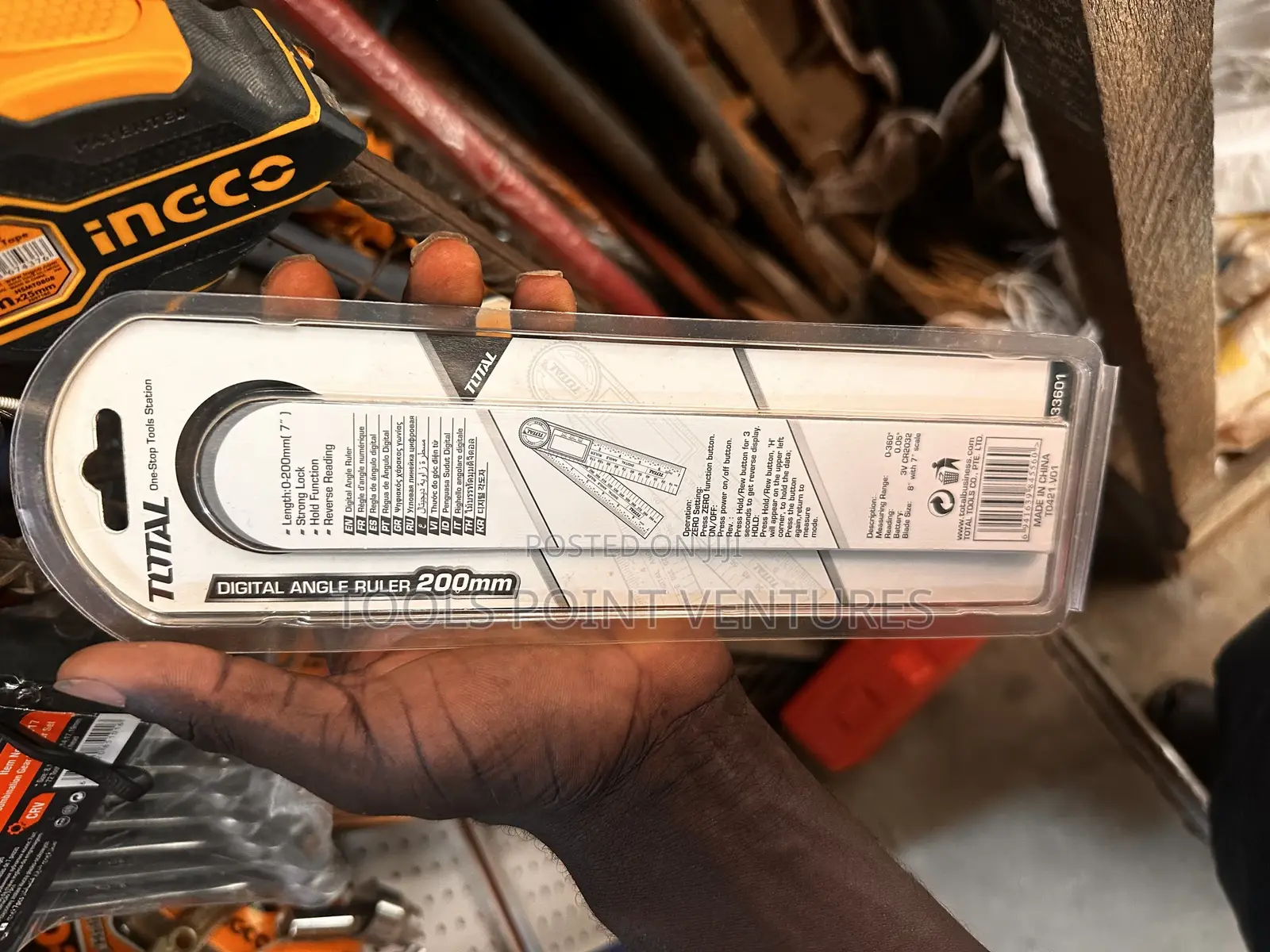 Total Digital Angle Ruler