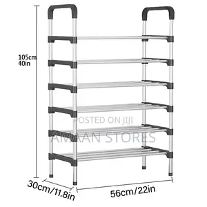 6 Layer Easy-on Shoe Rack