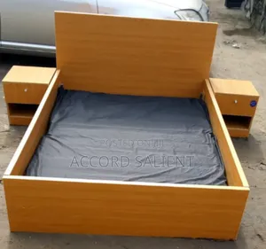 6 by 6 Bed Frame With 2 Bedside Drawers
