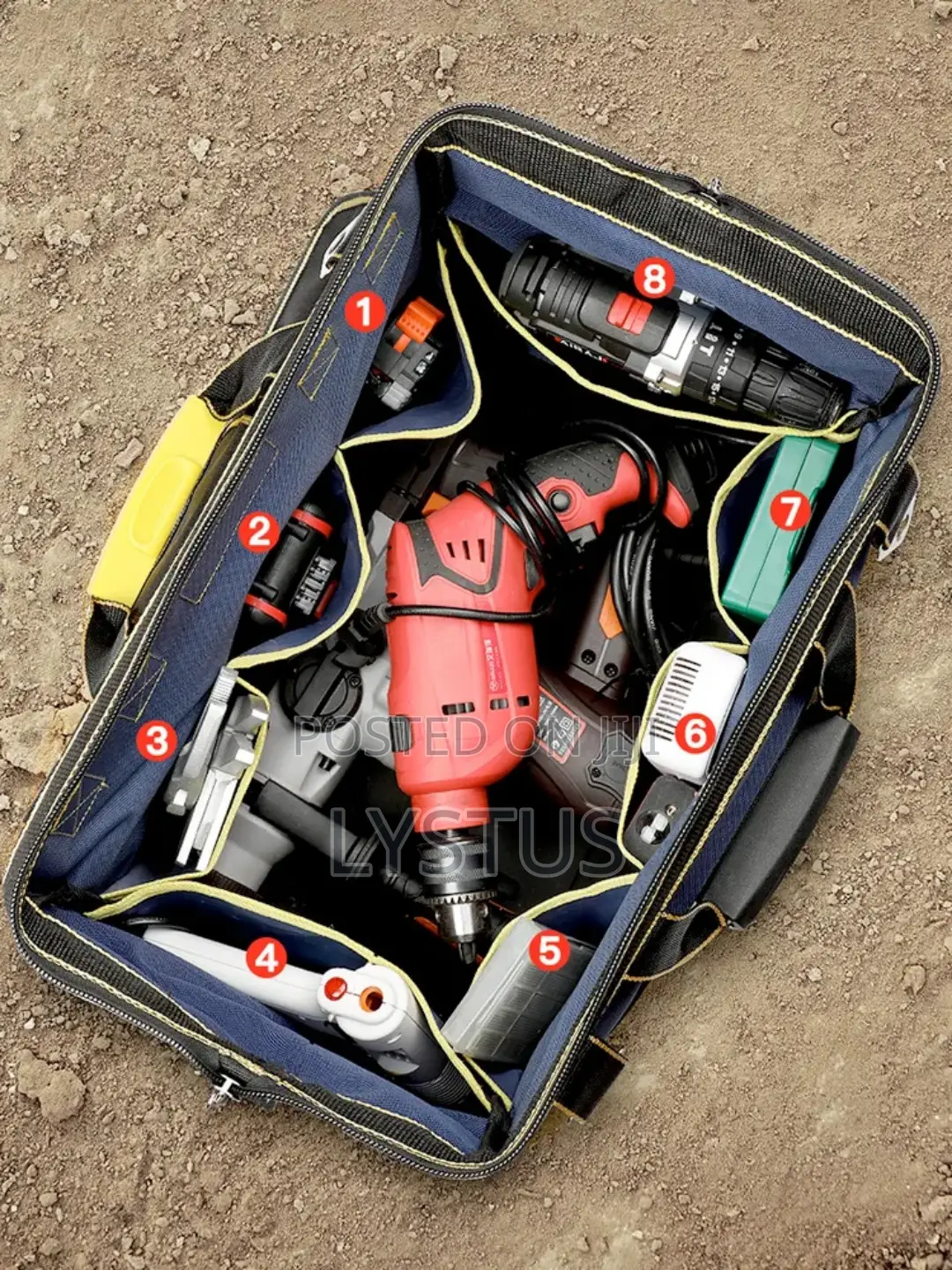Empty Airaj 21-Inch Waterproof Tool Storage Kit