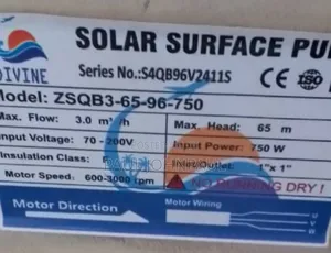 Solar Ac/Dc Submersible Pumping Machine