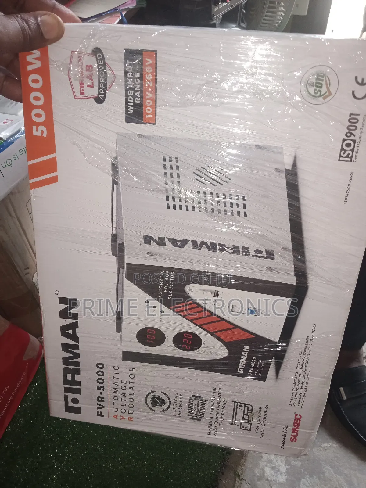 Firman Stabilizer 5000watts Full Copper