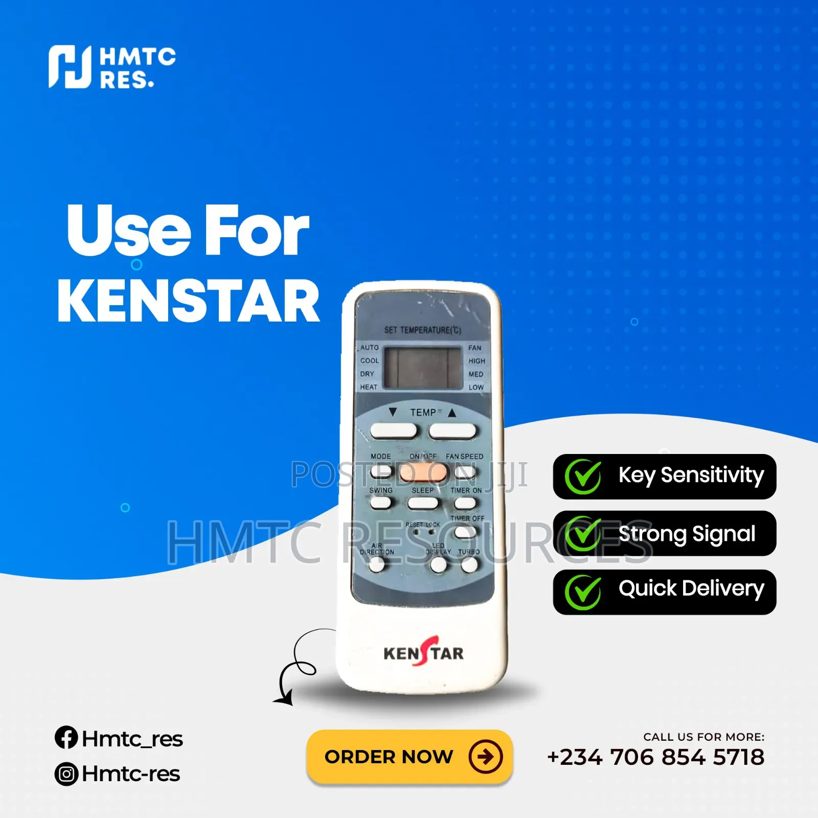 Kenstar Split Uinit Air Conditioner Remote Control