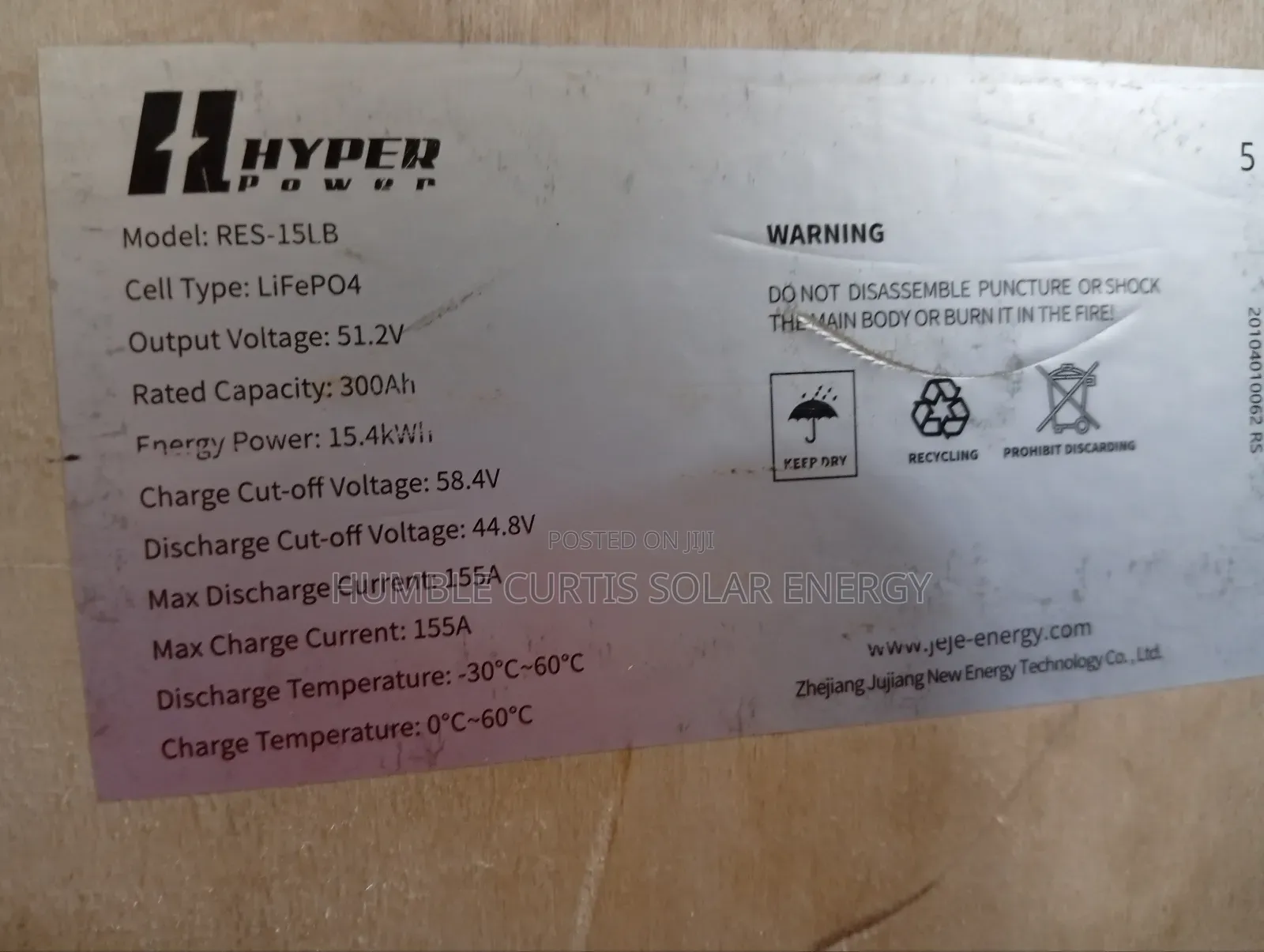 Hyper Power Lithium Battery