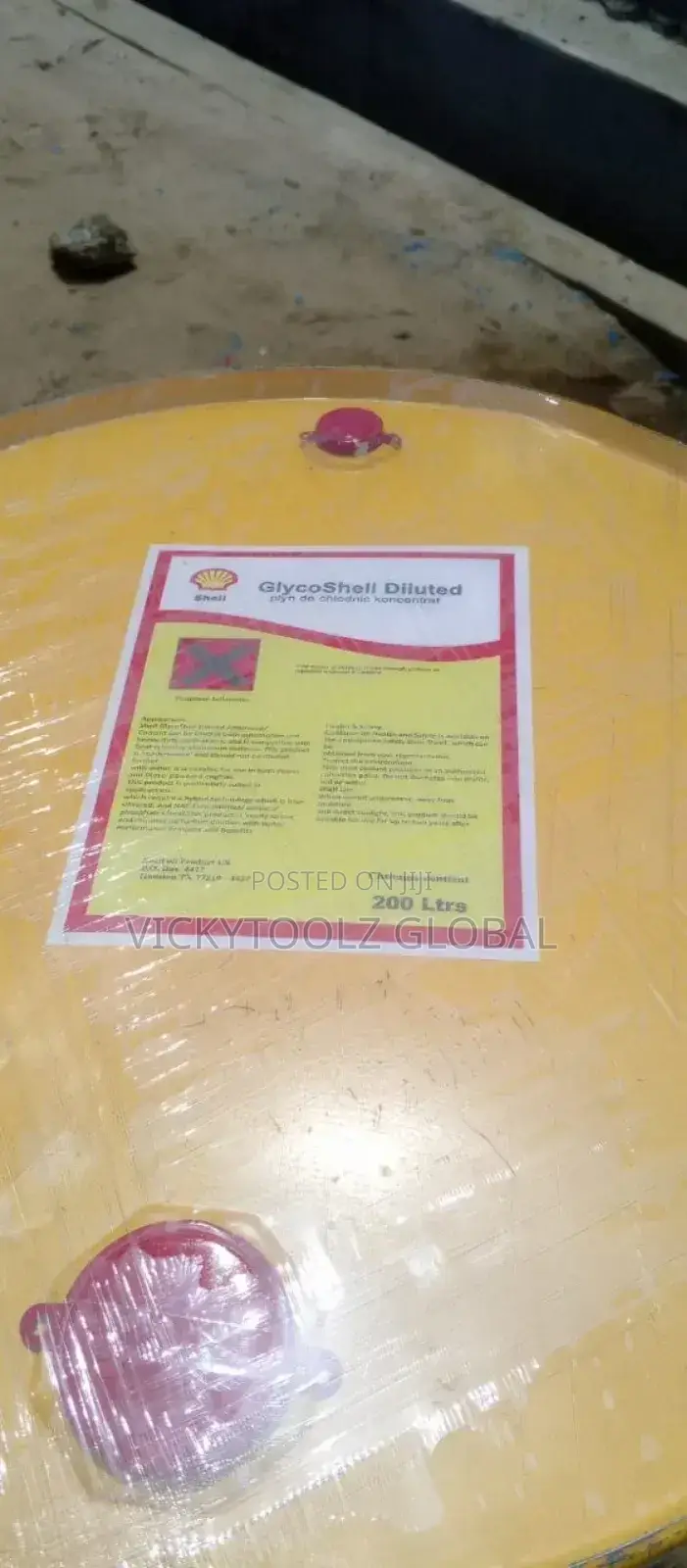 Shell Gylcoshell Diluted 200litres
