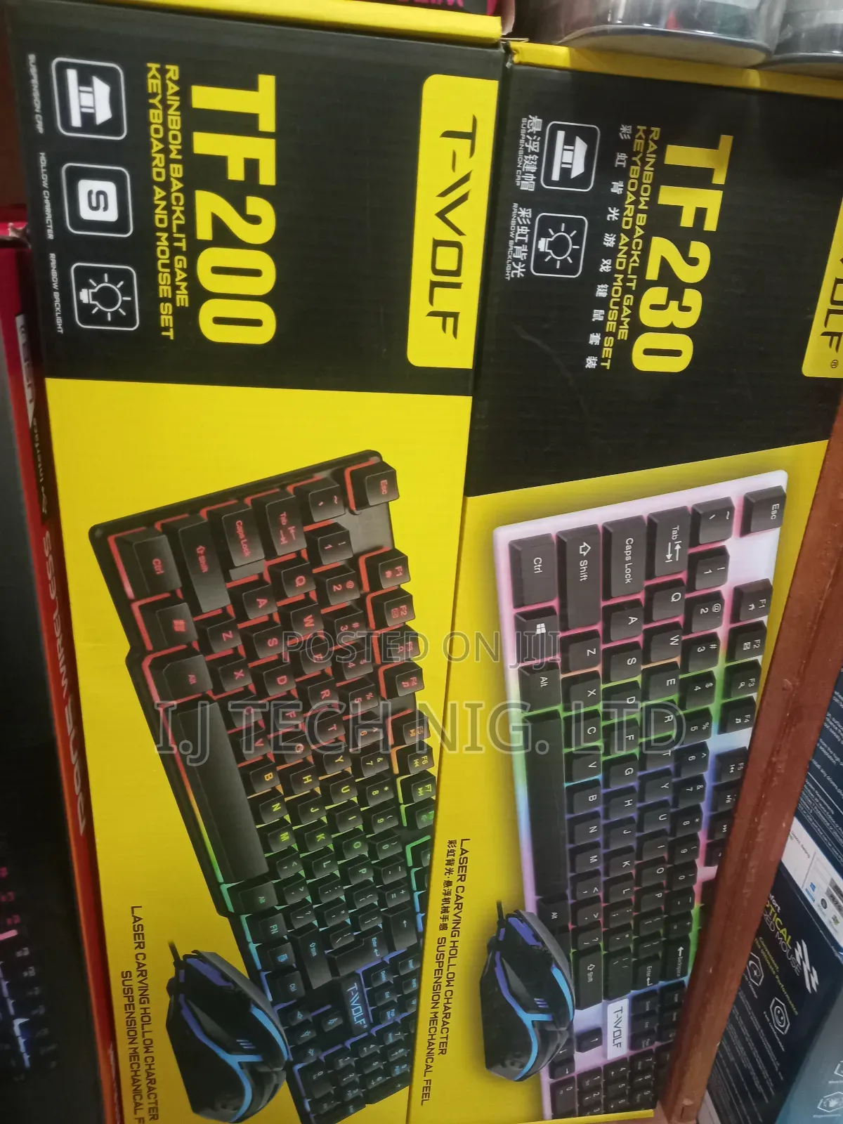 Wired Gaming Keyboard and Mouse